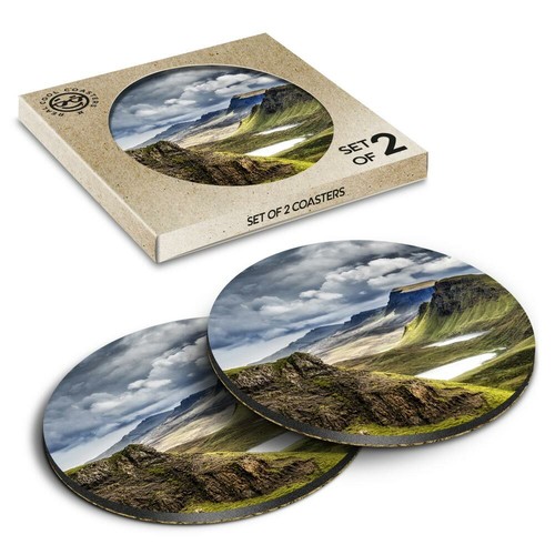 Boxed round coasters - 2, x