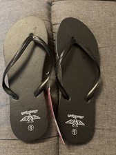 Board Angels Black Flip Flops