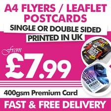 A4 Postcard Flyer/Leaflet