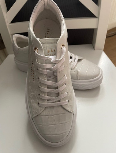 Ted baker white croc platform - baker,