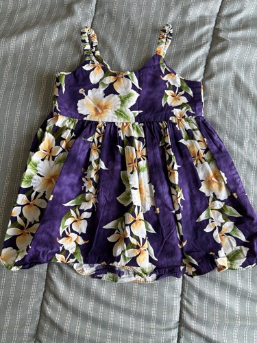 Girls purple tropical - 2t,