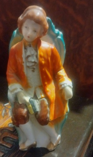 Staffordshire flatback figure - staffordshire,