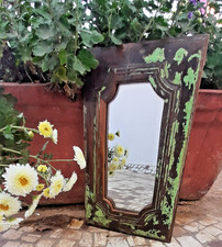 Old Wooden Distressed Mirror