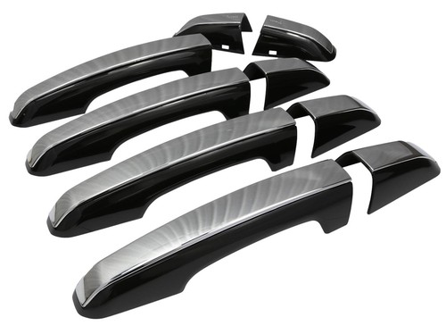 Door handle covers black - door,