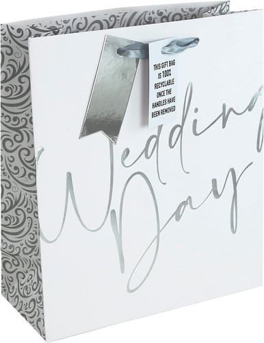 White kraft wedding day gift - kraft,