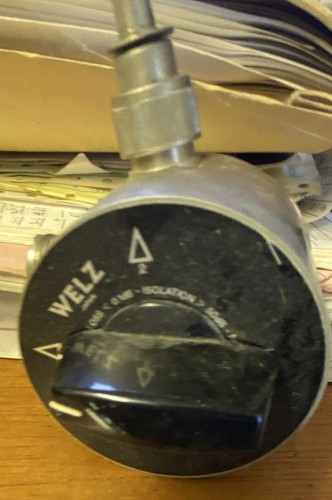 Welz inline coaxial - ch-20, hf