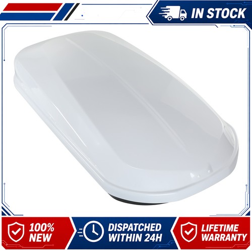 White roof top box - white,