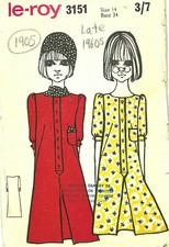 1960s Vintage Sewing Pattern B34" DRESS (1905) Barbara Hulanicki (Biba)