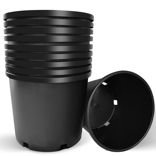 Pcs gallon black plastic - 10,