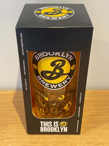 Brooklyn brewery pint glass - pint,