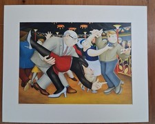 Beryl Cook mounted print -