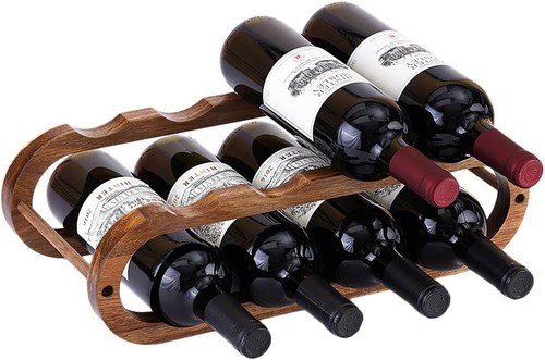 Tier acacia wood wine - wood, &