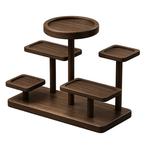 Solid wood tabletop display - solid,