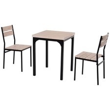 3 Piece Dining Table Set with