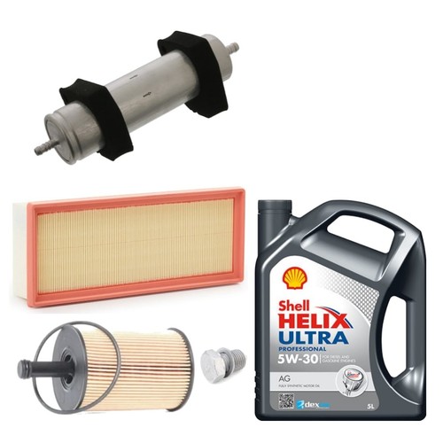 Shell 5w30 oil air fuel - 5l,