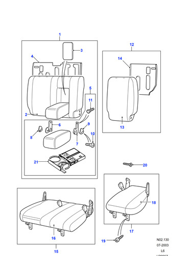 Land rover holder cup - holder,