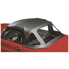 MGB MGC Hood Black Vinyl Grey