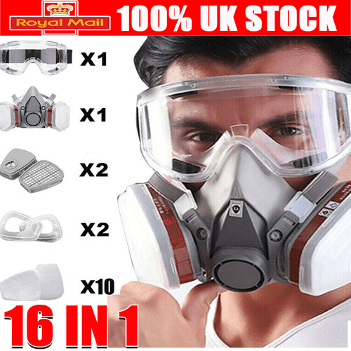 Gas mask half face - 16, in