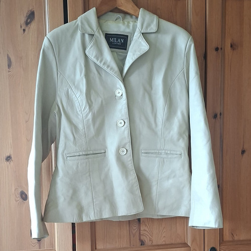 Milan leather beige - beige,