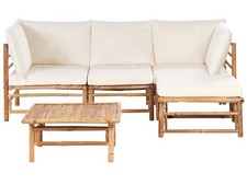 Sofa Set CERRETO Bamboo Wood