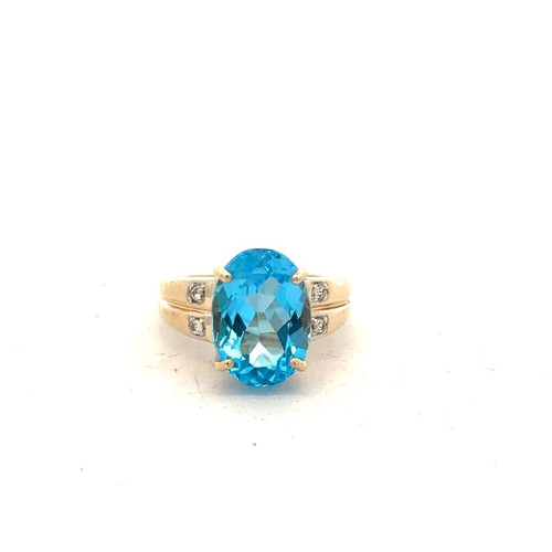 9ct yellow gold ring size - , n