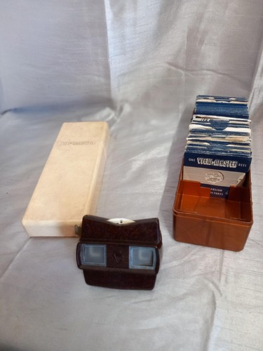 Vintage brown viewmaster - brown, in