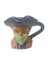 Dick Turpin Franklin Mint Royal Doulton Toby Mug Cup Figurine Peter Jackson vtg
