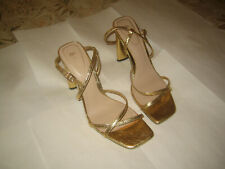 Ladies shoes ‘ ZARA ‘ - gold – size 8 ( EU 42 ) – good condition