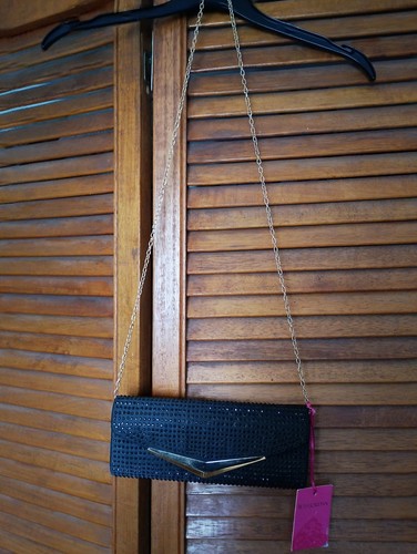 Beth jordan black clutch - beth,