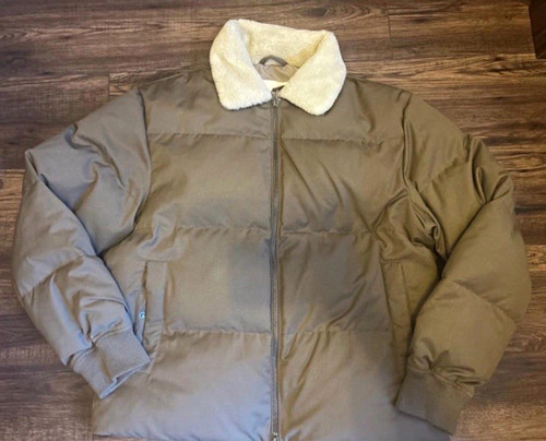 Gant beige puffer jacket - beige,