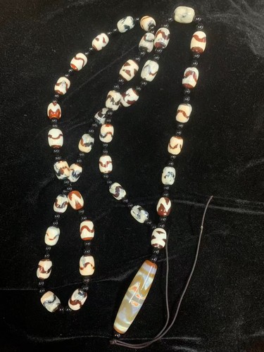 Tibetan agate dzi tiger - tibetan,