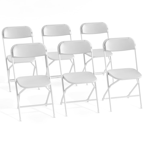 Pack white folding chairs - pack,