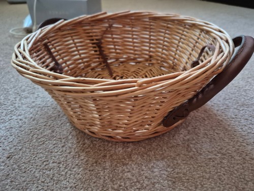 Woven wicker basket decorative - woven,