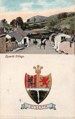 Postcard wales dyserth - wales,