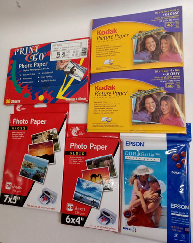 Joblot glossy photo paper - photo,