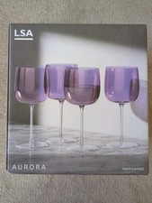 LSA AURORA Wine Glasses X 4