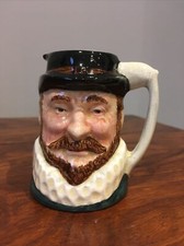 Lancaster Sandland Ware - Character Toby Jug Raleigh - Small 7.5cm Tall