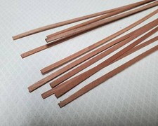Mahogany Wood Strips 10 Pieces