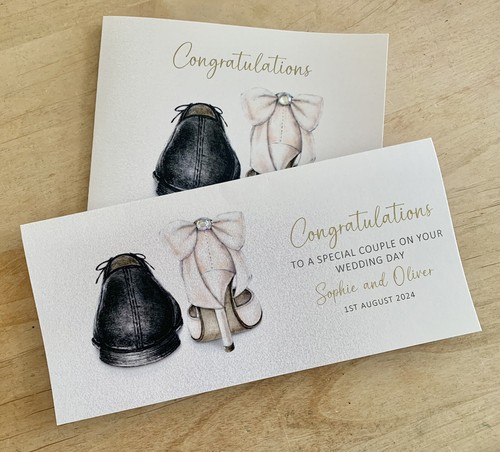 Wedding day card matching - card,