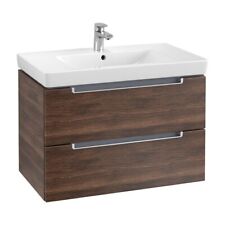 NEW Villeroy & Boch Subway 2.0 Arizona Oak 1000mm Wall 2 Drawer Vanity Unit BR82