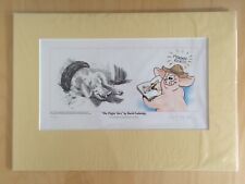 RARE THE PIGGIN IDEA LIMITED EDITION PRINT SIGNED BY DAVID CORBRIDGE 44/500 PIG