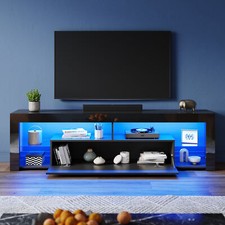 High Gloss Doors Black TV