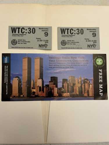 Vintage world trade center - world,