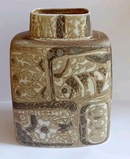  Royal Copenhagen Mid Century Modern Fajance Baca Fish Vase by Nils Thorsson