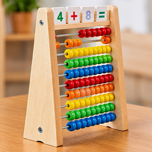 Wooden abacus maths - abacus, counting