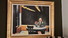 John Myatt The Automat 1927 - Edward Hopper. Limited  edition 8/15