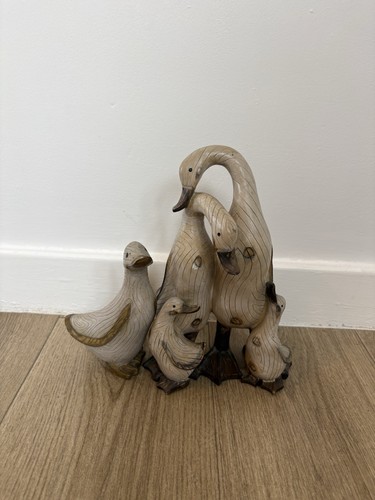 Carved wooden duck - carved,