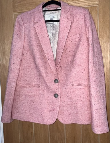Joules pink tweed jacket - pink,