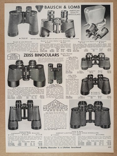 Bausch lomb zeiss hertel - zeiss, &