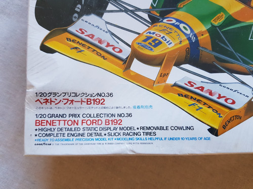 Tamiya benetton ford b192 - benetton,